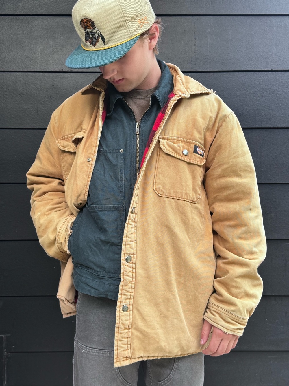 Flannel Lined Dickies Canvas Jacket